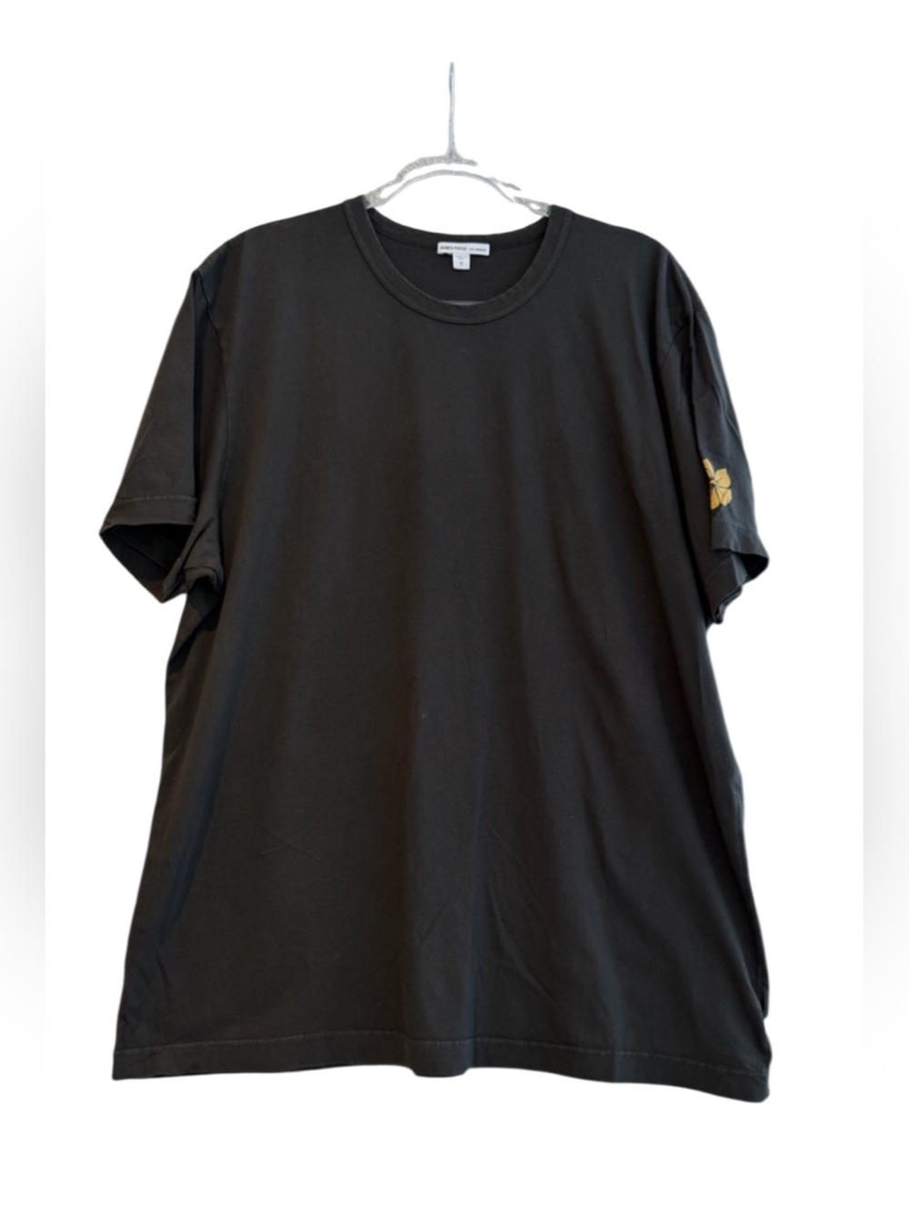 James Perse black  'Malibu Wildfires’ Graphic Tee - Men's Crewneck